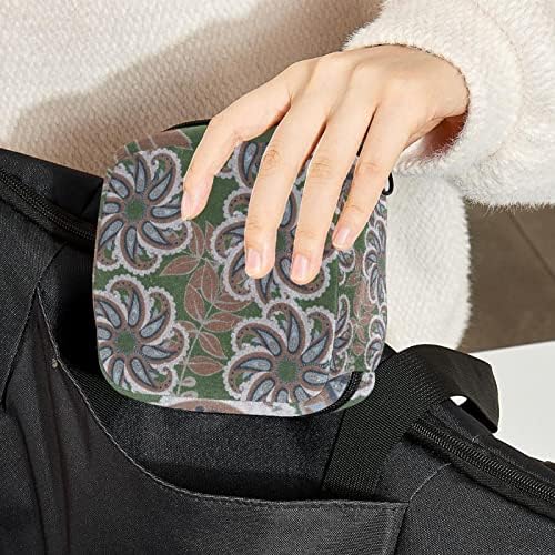 Bolsa de armazenamento de guardanapos sanitários de Oryuekan, bolsas de zíper menstrual reutilizável portátil, bolsa