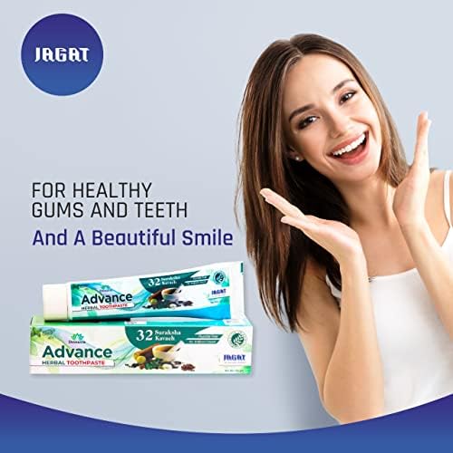 Jagat Devsutra Advanced Tooths Crote e creme dental vermelho | Doutor recomendado ayurvédico, orgânico e herbal |