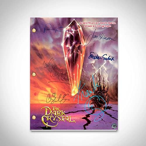 The Dark Crystal 1982 Script Limited Signature Edition Studio Licenciado Custom Frame