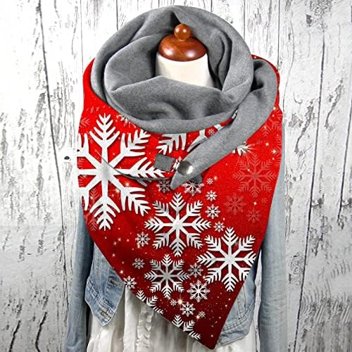 Lenço feminino Botão de impressão macia quente moda Moda de inverno envoltório scarve scarve lenço xadrez xadrez grande