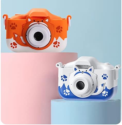 Câmera digital infantil, câmera dupla 40MP Câmera Câmera Mini Funny Cartoon para Selfie