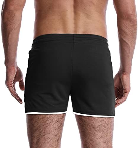 Shorts de treino de Everworth Men shorts de academia rápida seco shorts shorts curtos, shorts leves de malha leve