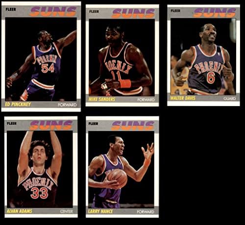1987-88 FLEER PHOENIX SUNS quase completo conjunto de equipes Phoenix Suns NM/MT SUNS