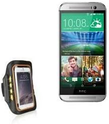 Caixa de onda de caixa para HTC One - Braçadeira de esportes de jogbrite, alta visibilidade dos corredores de LED de
