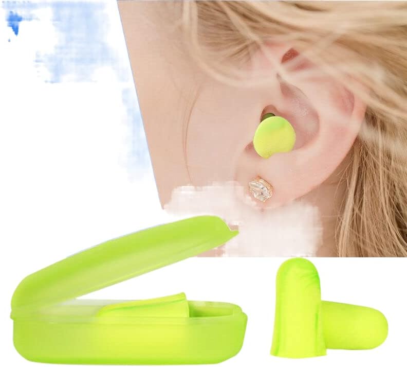 Tampões para os ouvidos de esponja de rebote lento tampões para os ouvidos de ruído Redução de ruído Tampões para os ouvidos