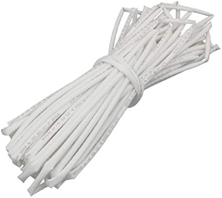 X-Dree 32,8 pés comprimento de 4,5 mm Interior Isolado Tubo de tubo de tubo de tubo de tubo Bristo Branco (32,8 tortas de longitud 4,5 mm de diámetro Interior CONISLAMENTO DE CALOR RETÁCIL