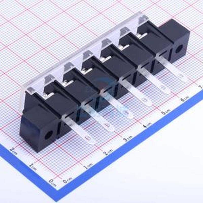 2 PCS Número de pinos por linha: 6 Número de linhas: 1 9,5 mm Terminal reto do pé médio P = 9,5 mm 9,5mm KF48HM-9.5-6P
