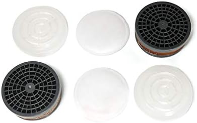 Filtros de substituição P-A-1 Distribuição Parcil-Conjunto de filtro de vapor orgânico de carvão ativado por carbono para máscaras