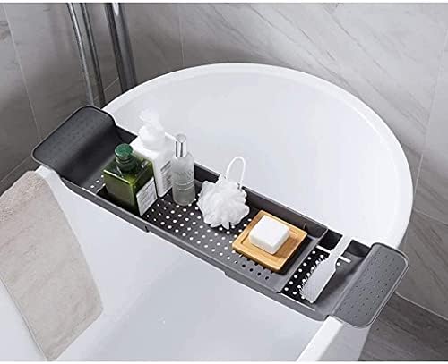 Jiuyue Bathtub Capa telescópica Rack de banheira, banheiro, bacia de banho de plástico, rack, banheira, banho e banheira de