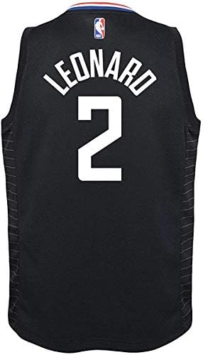 Exterterstuff Kawhai Leonard Los Angeles Clippers #2 Black Toddler Declaração Edição Jersey