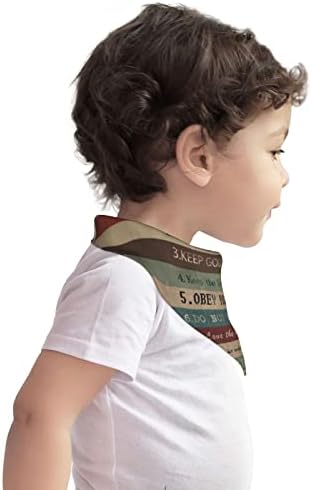 Babadores de bebê de algodão augenstern Dez mandamentos colocam deus baby bandana babador babador de dentição