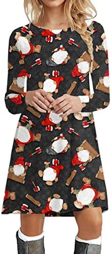Vestidos de Natal para mulheres elegantes pescoço redondo vestido de Natal Bodycon Split Bandage Cocktail Night Party