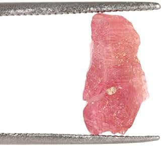 GemHub 2.45 Ct Natural Raw Rosa Tourmaline Stone Rough Crystals, Fazendo embalagem de arame, presentes de rocha cura