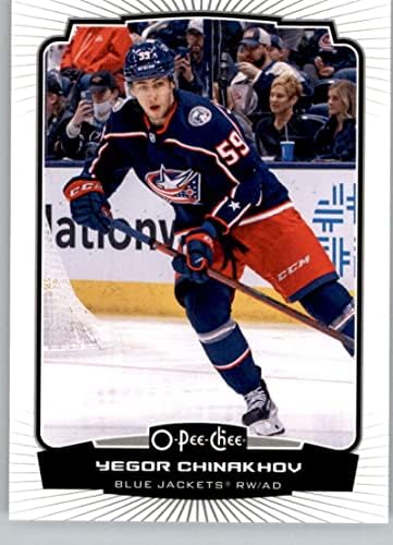 2022-23 O-PEE-Chee #415 Yegor Chinakhov Columbus Blue Jackets NHL Hockey Trading Card