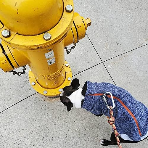 Sweater de cães para cães gooby zip - lavagem cinza, grande - jaqueta de cachorro de lã de pulôver amplo com dupla