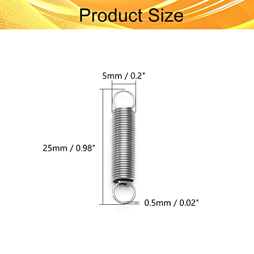 Juvielich estendido mola compactada Aço inoxidável Dual Ganch Spring de tensão para montagem de produção Manutenção do mecanismo