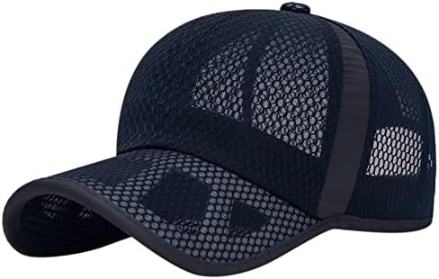 Homens e mulheres Caps esportivos de verão Golfe Hat de beisebol de baixo perfil Proteção solar Trendy Trucker Snapback Caps