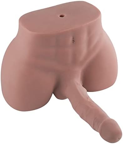 7,71 libras de boneca sexual do torso masculino - pênis dobrável flexível e buraco anal apertado para mulheres masturbação,