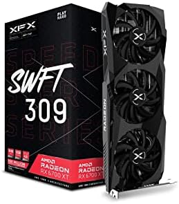 XFX Speedster SWFT309 AMD RADEON RX 6700 XT CORE GAMING GRAPHICS CARCA COM 12GB GDDR6 HDMI 3XDP, AMD RDNA 2 RX-67XTYJFDV