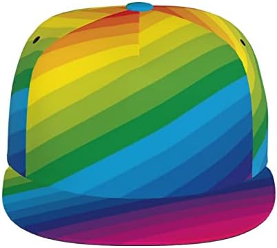 Engraçado LGBT LGBT PRIDO GAY Baseball Cap homem homem fofo chapéu de arco -íris