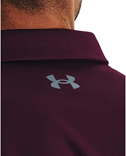 Under Armour Men's Tech Golf Polo, pedra roxa / / cinvech cinza, grande alta