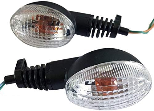 Motortogo 1Pair Lente Clear Motorcycle Signals Signals Compatível para 2022 Kawasaki Z650RS