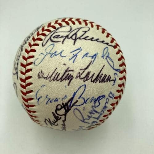 Chicago Cubs & White Sox Legends assinado Baseball Ernie Banks Nellie Fox JSA Coa - Bolalls autografados
