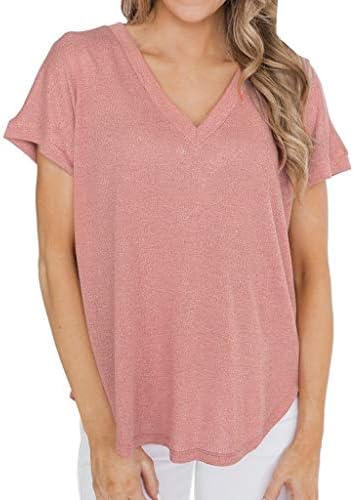 Sexy Womens Sleeve Short Holiday O-Gobes Casual Blusa Pure T-shirt Tops