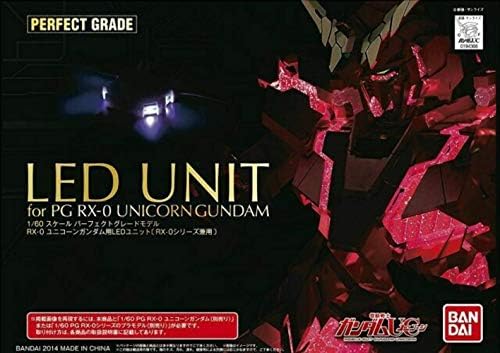 Bandai Hobby PG Unidade LED para RX-0 Unicorn Gundam Modelo Kit vermelho e verde e azul