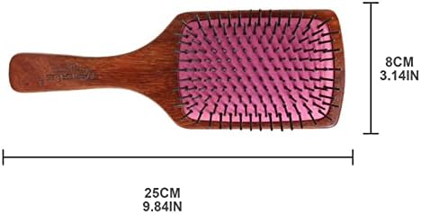 Mulher de cabeceira de cabelos de madeira Chengzui Mulheres de nylon molhada molhar molhar a escova de cabelo de pá de remo