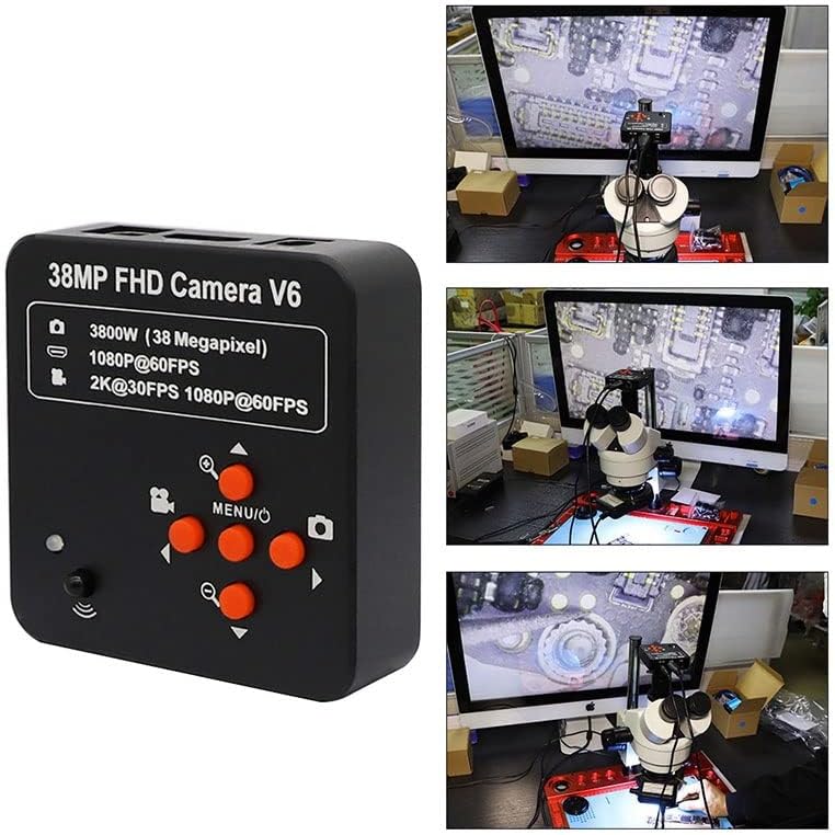Acessórios SIGOEC Smicroscope para adultos 38MP-14MP 1080p 60fps Microscope Câmera, microscópio de câmera digital de montagem C