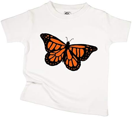A coragem corajosa de borboleta monarca de borboleta de algodão orgânica