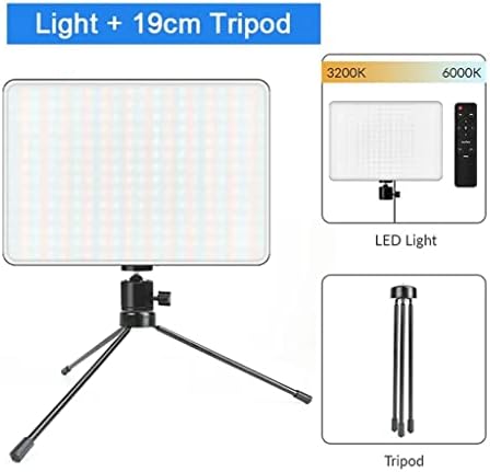 Quul Dimmable LED Video Lamp Painel da UE Plug Filler Light Tricolor Iluminação fotográfica