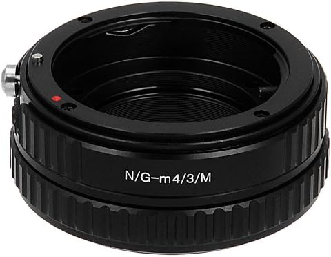 Adaptador de montagem de lentes Fotodiox Pro, Nikon Nikkor Mount Lens para Câmeras Digital Micro 4/3 sem espelho com helicóide