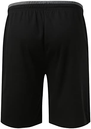 Shorts de treino masculino com bolsos com zíper masculino shorts de primavera no verão amarrado colorido combinando com carga