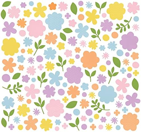 Color Vibe Cardstock Flowers Bits & Pieces 143/PKG-Spring