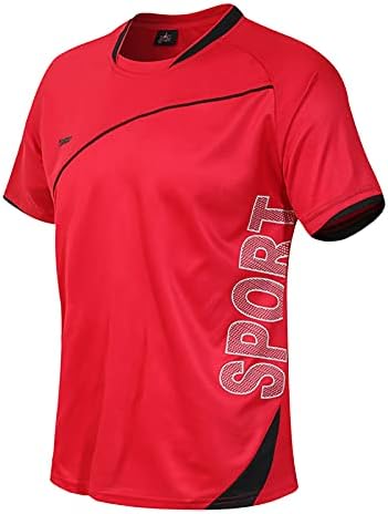 T-shirt de rastreamento+calças curtas para homens verão gradual respirável seca rápida treinamento esportivo de treinamento de futebol roupas de futebol