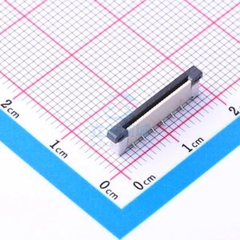 10 PCs 1mmp Número: 12 Tipo de gaveta Contato de lado único/Pin positivo do tipo A vertical FFC/FPC Conector SMD, p = 1mm 1mm 1m