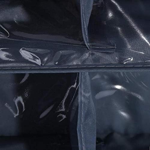 Aili Função Home Rack de sapato 26 bolso Sapatos PVC Organizador de armazenamento Racker de porta dobrável armário de porta pendurada salva -se com sapato de gancho prateleira de exibição durável e estável