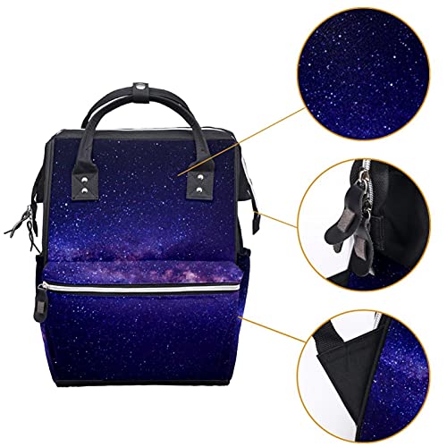 Galaxy Via Láctea Bolsas de Falas de Backpack Mummy Backpack de grande capacidade Bolsa de enfermagem Saco de viagem para cuidados com o bebê