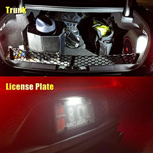 Endpage 16-Pieces Charger Interior LED Kit de luz Pacote para Dodge Charger 2012 2012 2013 2014 2015 2017 2018 2019 2020 2021