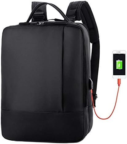LIANAISJB Packs traseiros USB Charging Portable Notebook Bolsa de ombro de bolsa de ombro de computadores Backpack casual