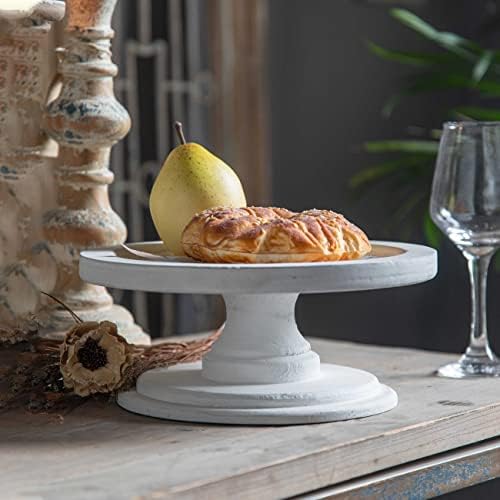 Stands de bolo de casamento de sofistão, bolo rústico de madeira natural suporte branco, exibição de bolo para festa, decoração