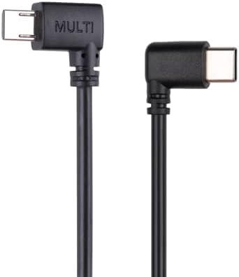 USB-C Tipo C para multiportar o cabo de controle de controle de estabilizadores e carregamento de cardan, para DJI RSC2, RS2, RS3, RS3 Pro, SC to Sony Camera, A6400 A6500 A6600 A7M3 A7M4 A7R3 A7R4 A7S3 A7S4 RX100VI RX4M4