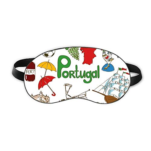 Portugal Landscap Animals Flag National Sleep Sleep Shield Soft Night Blindfold Shade Cover