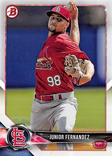 2018 Bowman Prospects #BP96 Junior Fernandez Cardinals MLB Baseball Card NM-MT