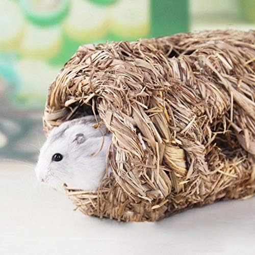 Animais pequenos Hideout House Hideaway Tunnel Chew Toys Center Center Nest Hut para Hamsters Guiné-Pig Gerbils Chinchillas