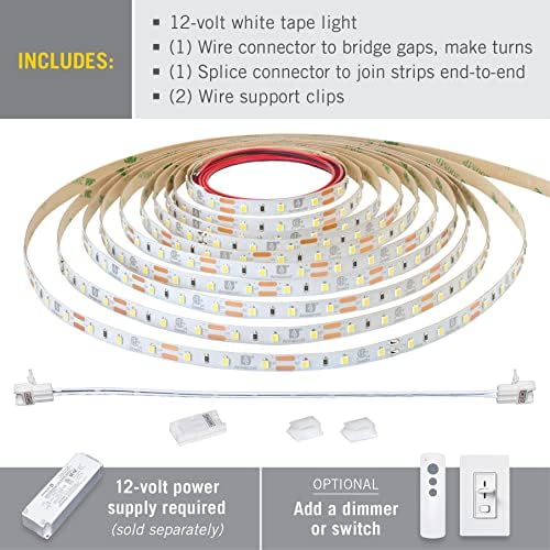 Branco brilhante macio, 60 LEDs/m, 8,2 'RibbonFlex Pro LED LIGHT.