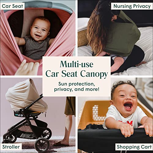 Covers de assento de carro de Simka Rose para bebês - Capa de amamentação Ajustável Carreira de ajuste universal ajustável e dossel
