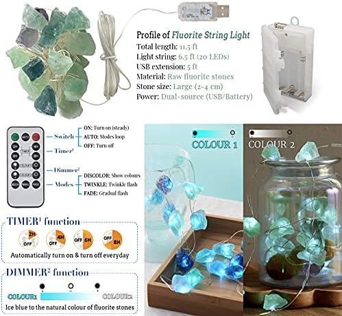 MIYA VIDA LIVRA FLUORITE NATURA LUZES DE CRISTAL DE CRISTRE